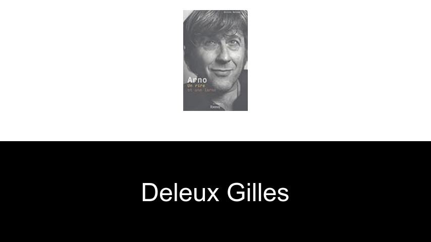 livres de Deleux Gilles