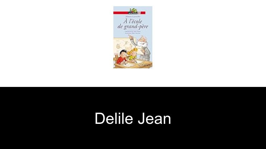 livres de Delile Jean