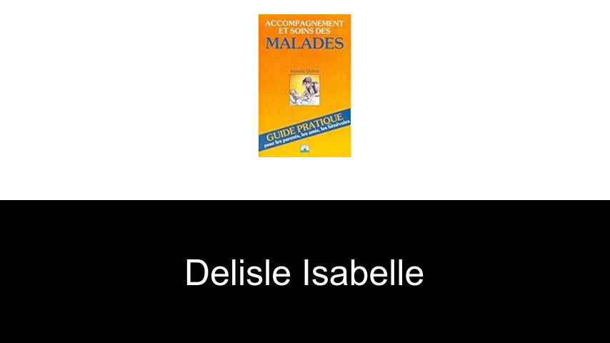 livres de Delisle Isabelle
