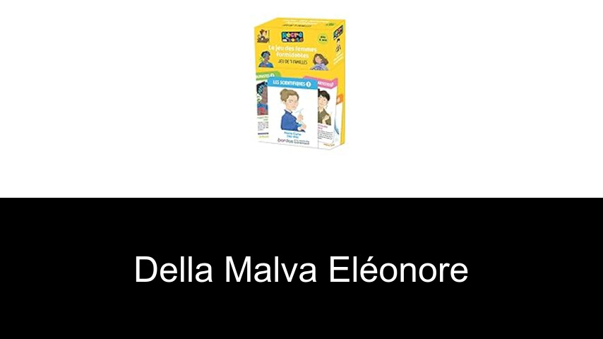 livres de Della Malva Eléonore