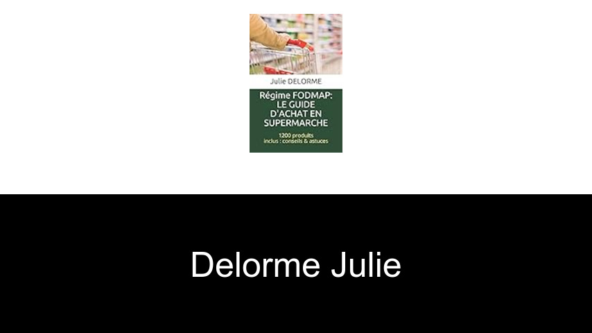 livres de Delorme Julie