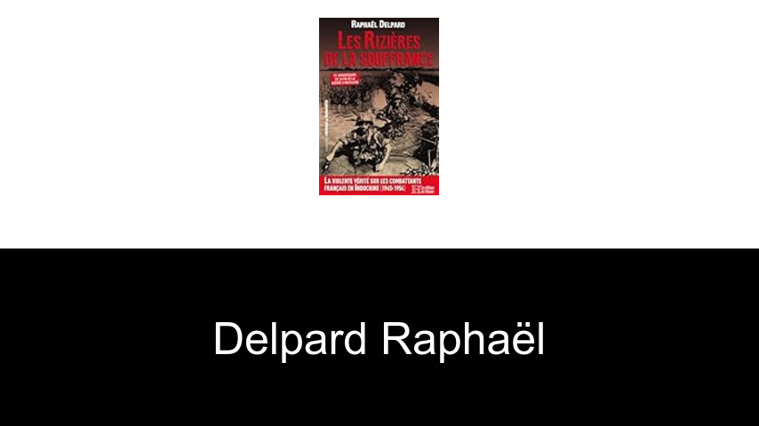 livres de Delpard Raphaël