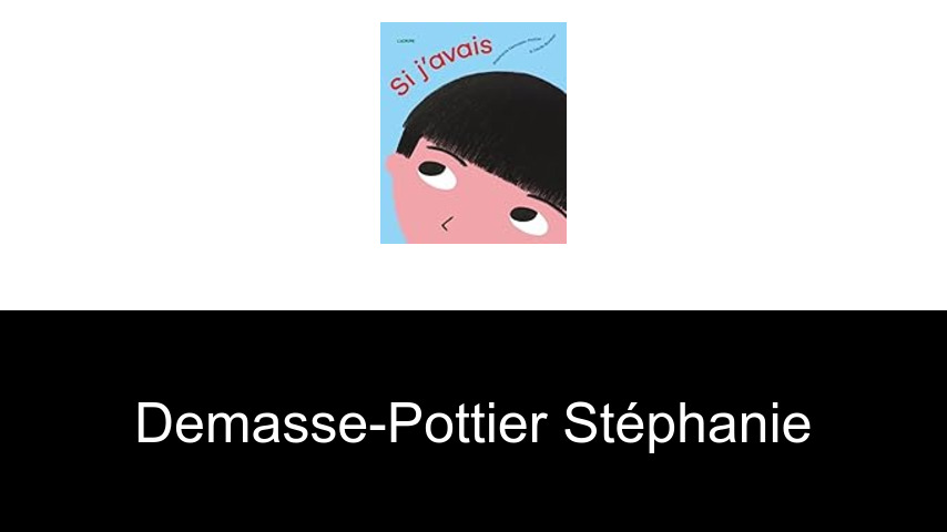 livres de Demasse-Pottier Stéphanie