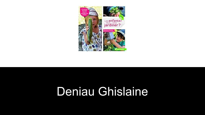 livres de Deniau Ghislaine