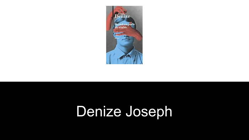 livres de Denize Joseph