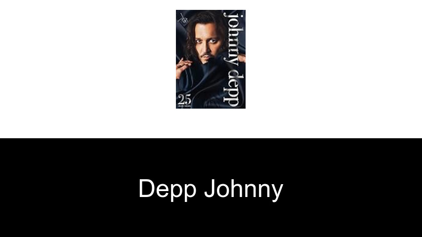 livres de Depp Johnny