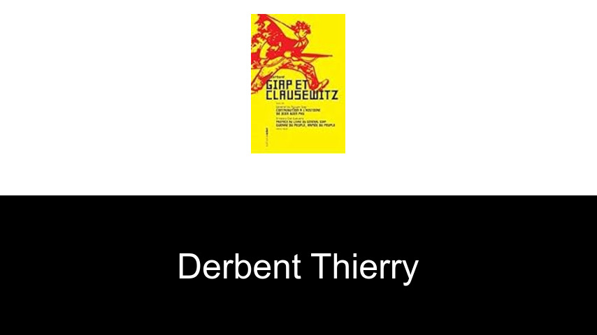 livres de Derbent Thierry