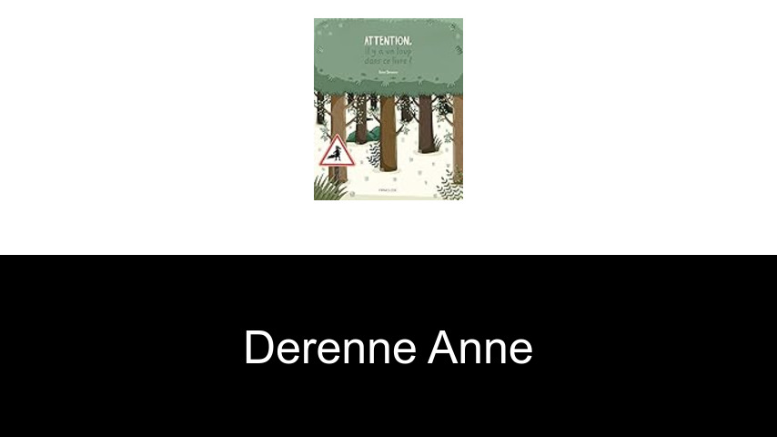 livres de Derenne Anne