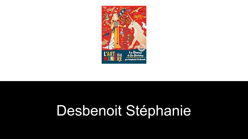 livres de Desbenoit Stéphanie