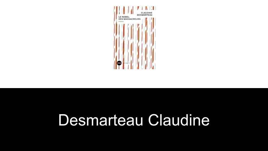 livres de Desmarteau Claudine