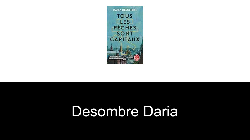 livres de Desombre Daria