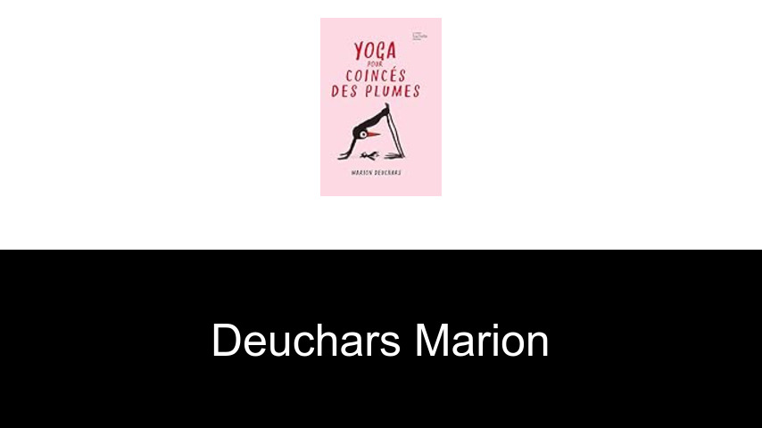 livres de Deuchars Marion