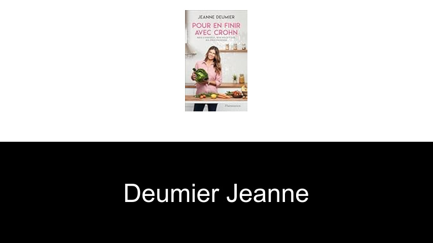 livres de Deumier Jeanne
