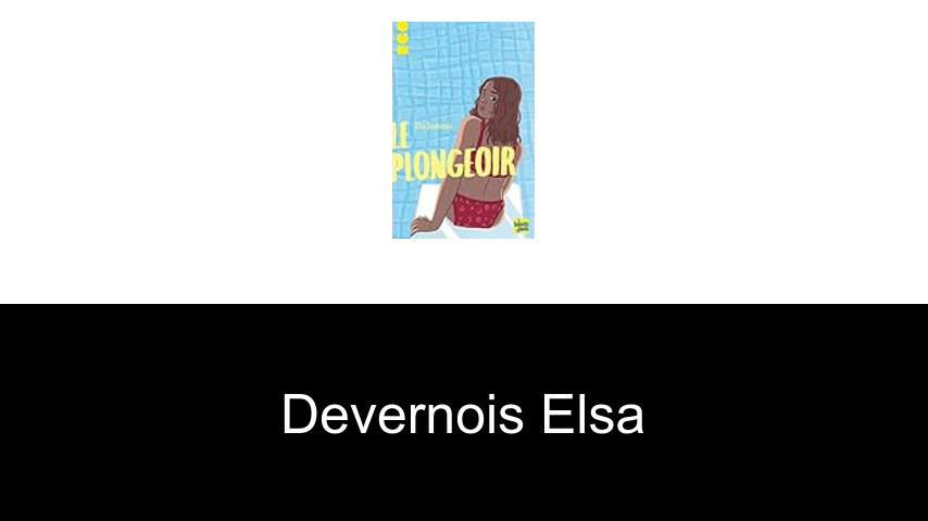 livres de Devernois Elsa