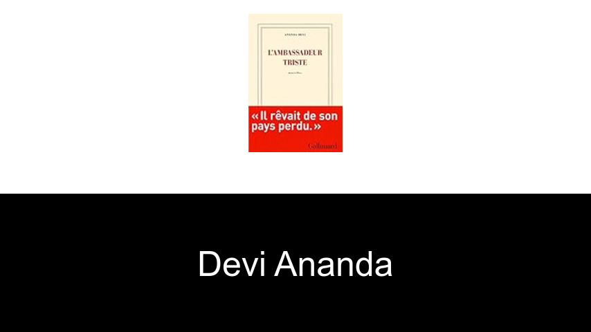 livres de Devi Ananda