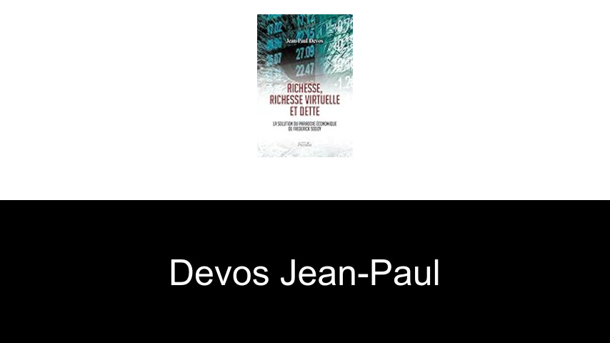 livres de Devos Jean-Paul