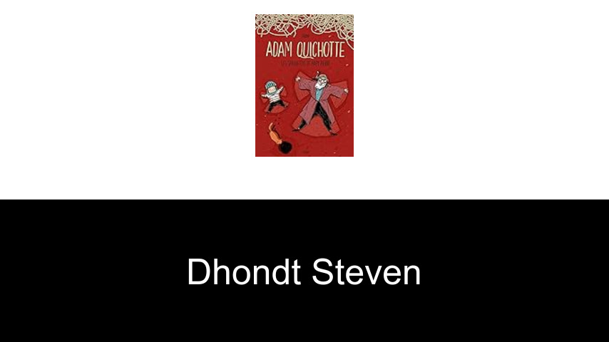 livres de Dhondt Steven