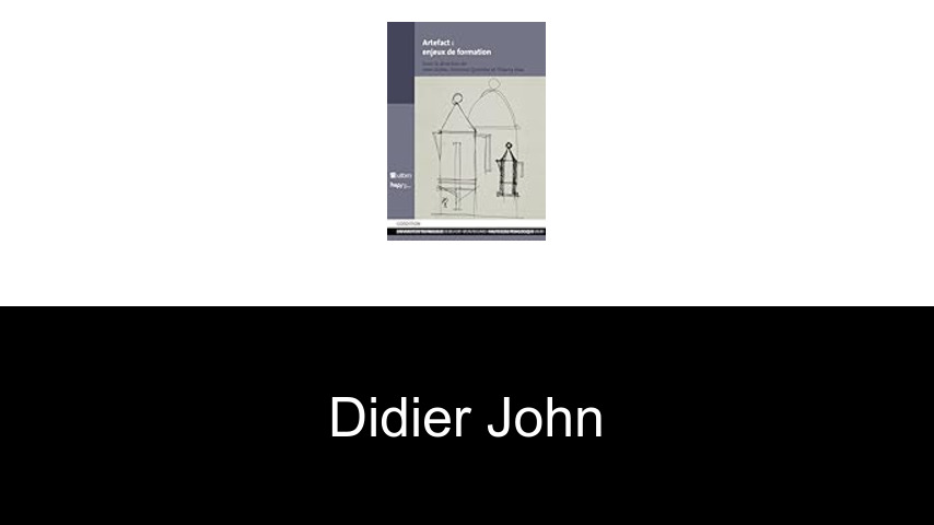 livres de Didier John