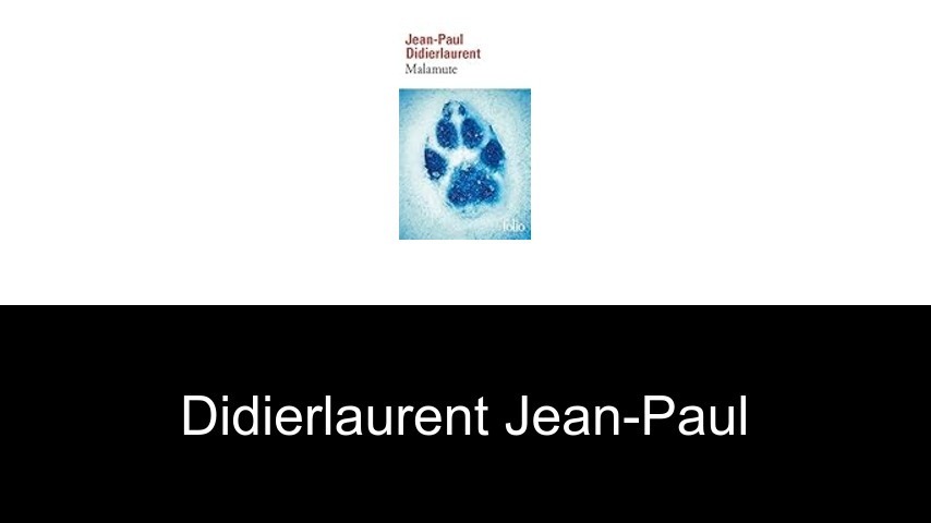 livres de Didierlaurent Jean-Paul