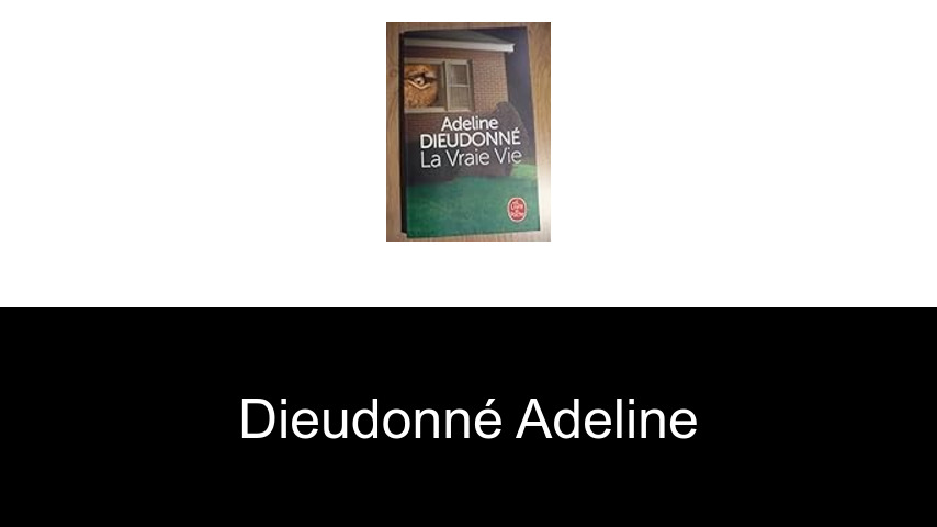 livres de Dieudonné Adeline