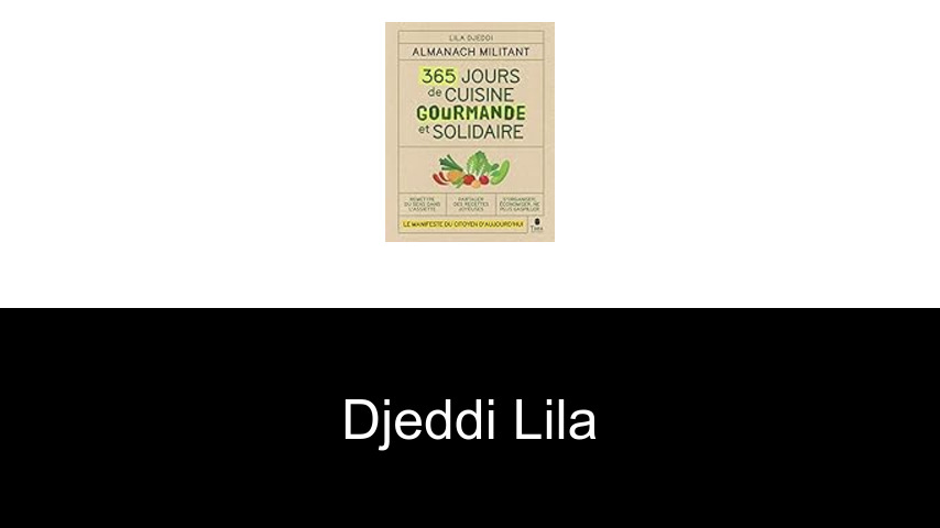 livres de Djeddi Lila