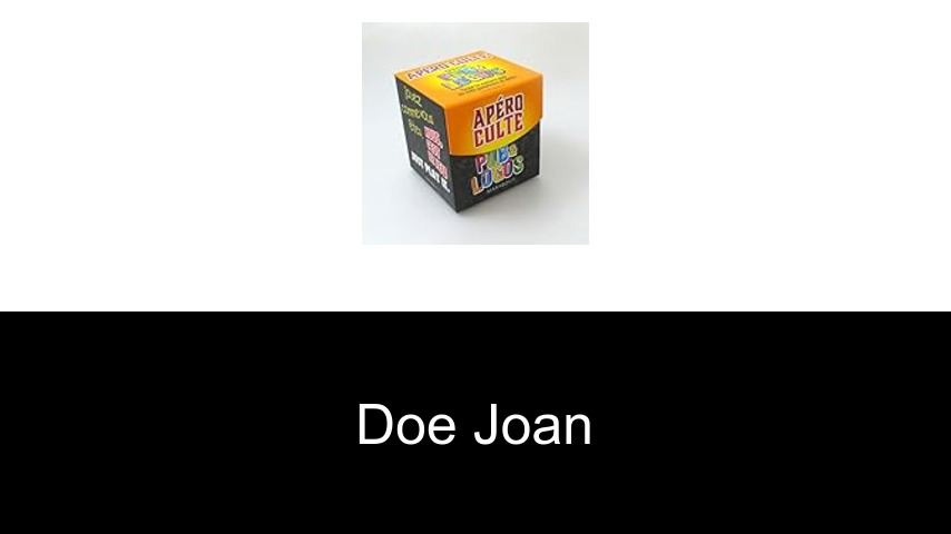 livres de Doe Joan
