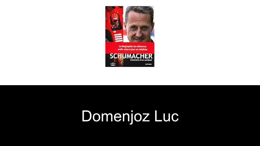 livres de Domenjoz Luc