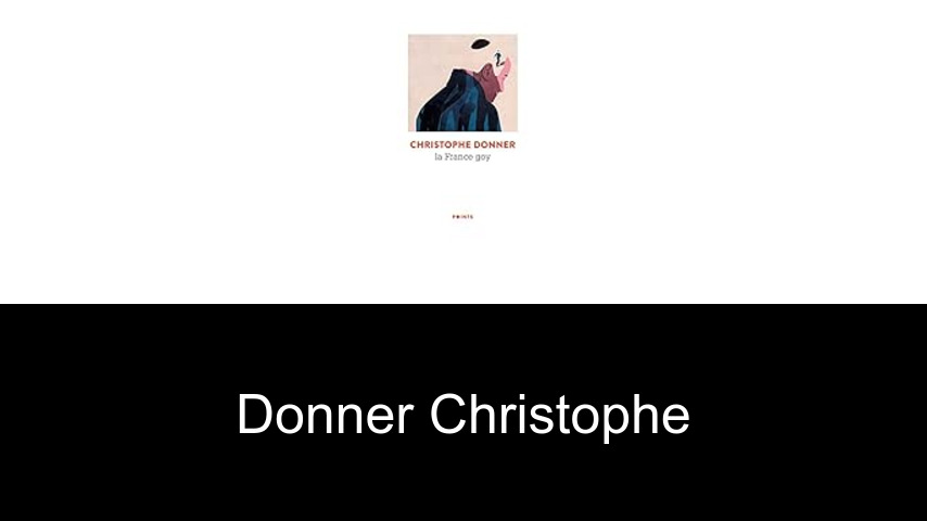 livres de Donner Christophe