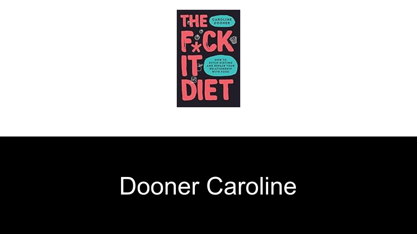 livres de Dooner Caroline