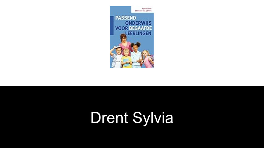 livres de Drent Sylvia