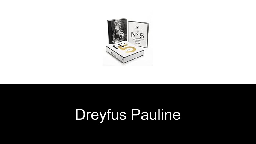 livres de Dreyfus Pauline