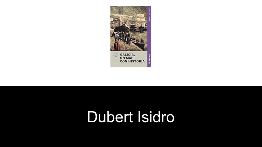 livres de Dubert Isidro