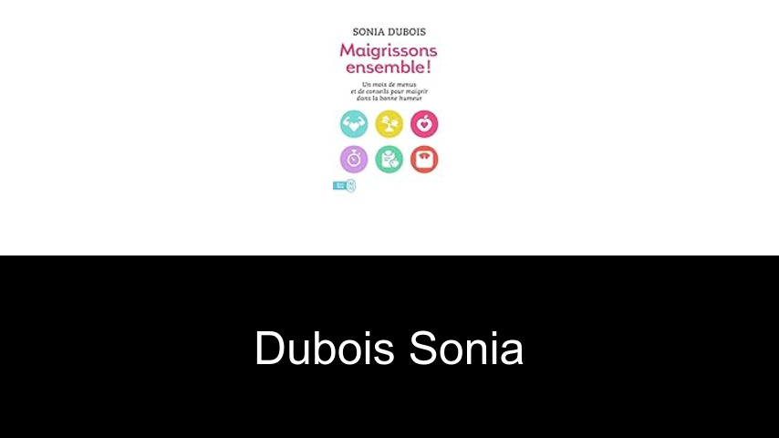 livres de Dubois Sonia