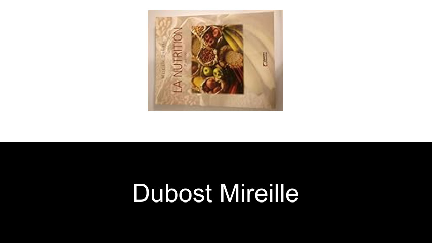 livres de Dubost Mireille