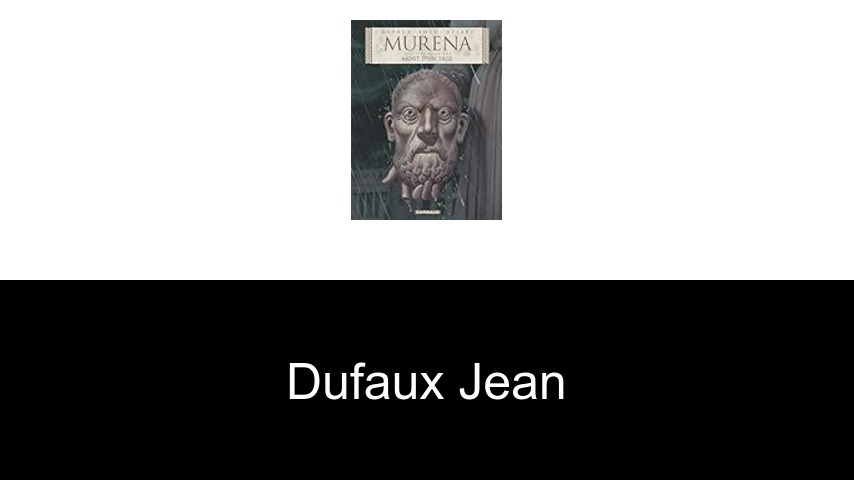 livres de Dufaux Jean