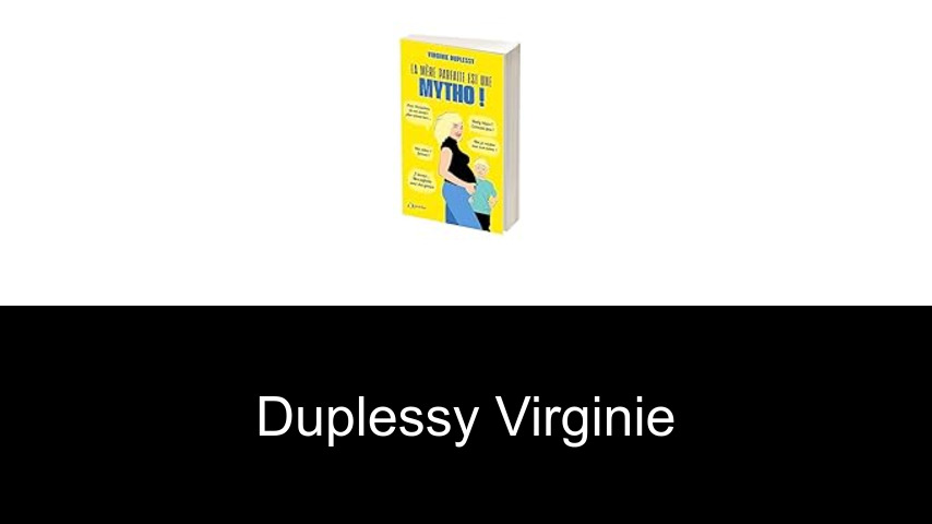livres de Duplessy Virginie