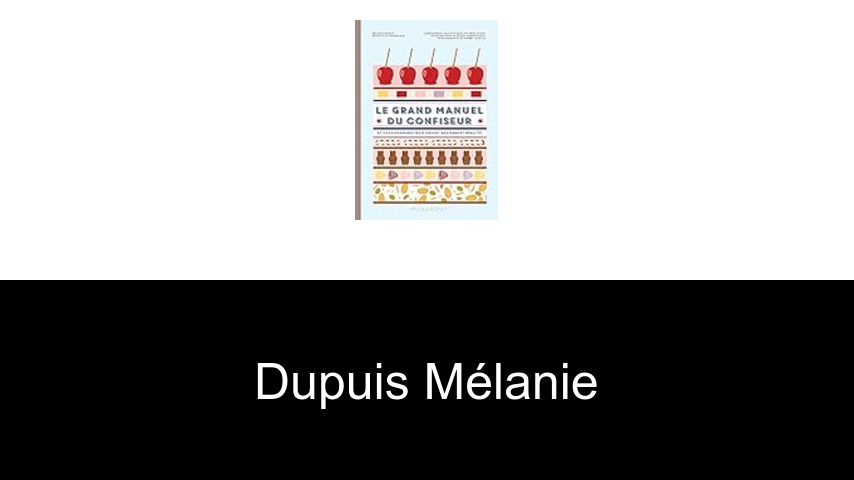 livres de Dupuis Mélanie
