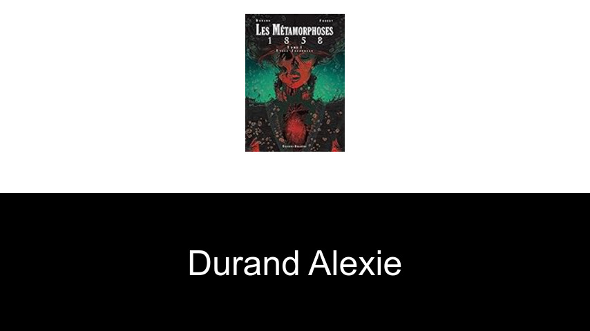 livres de Durand Alexie