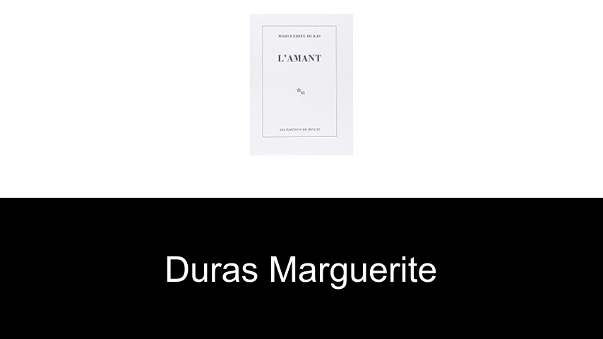 livres de Duras Marguerite