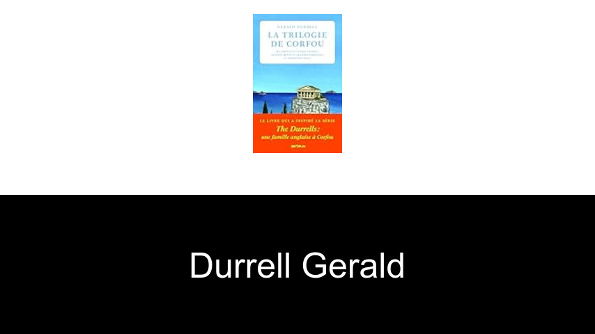 livres de DURRELL GERALD