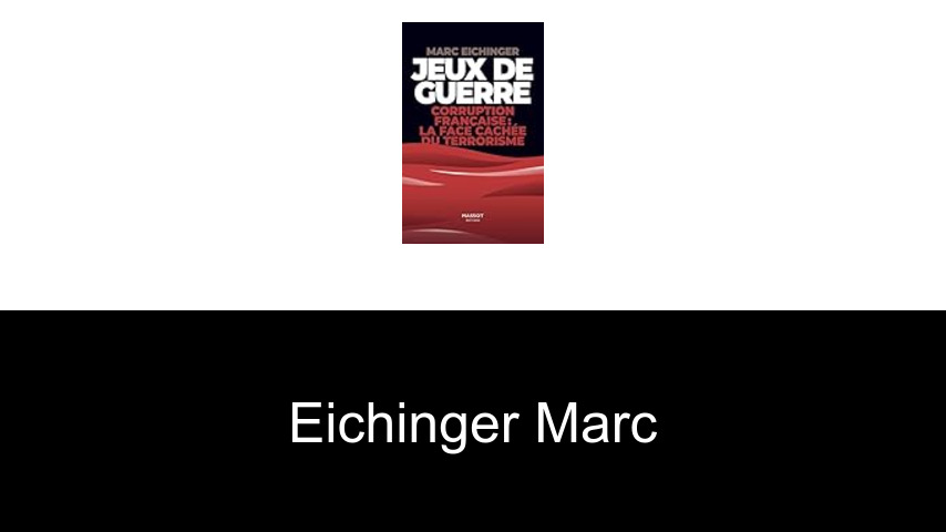 livres de Eichinger Marc