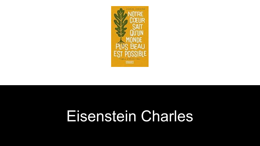livres de Eisenstein Charles