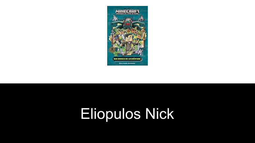 livres de Eliopulos Nick
