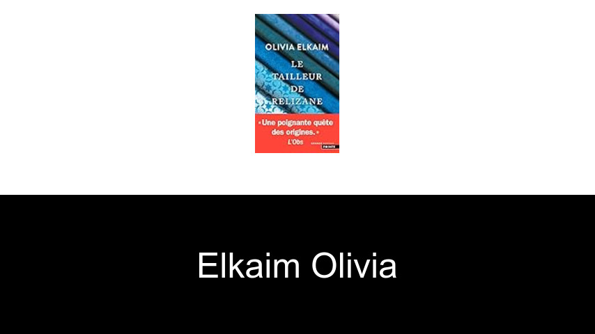 livres de Elkaim Olivia