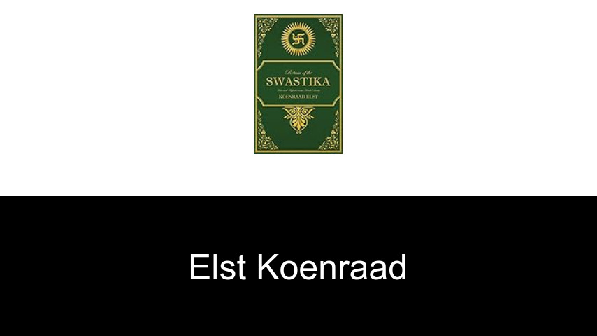 livres de Elst Koenraad