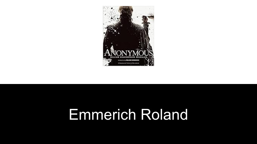 livres de Emmerich Roland