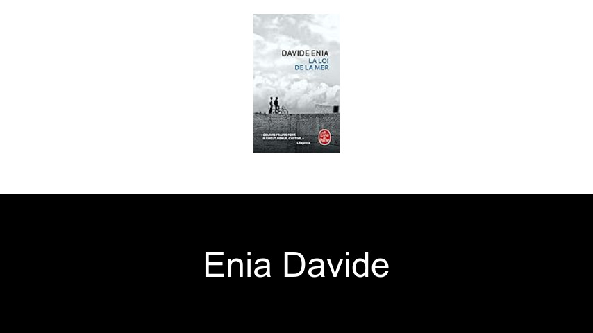 livres de Enia Davide