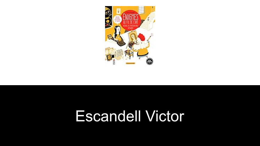 livres de Escandell Victor