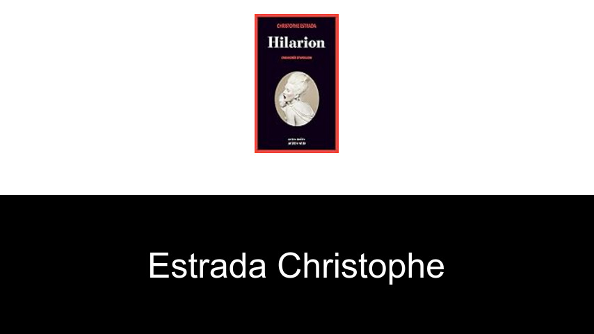 livres de Estrada Christophe