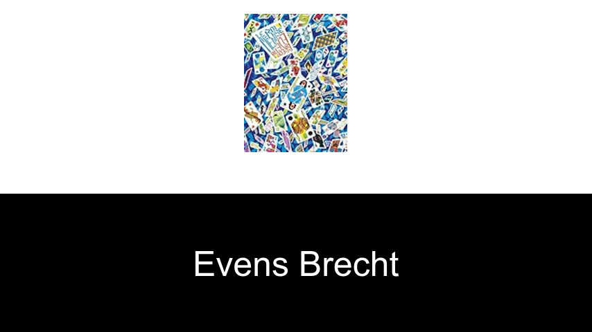 livres de Evens Brecht